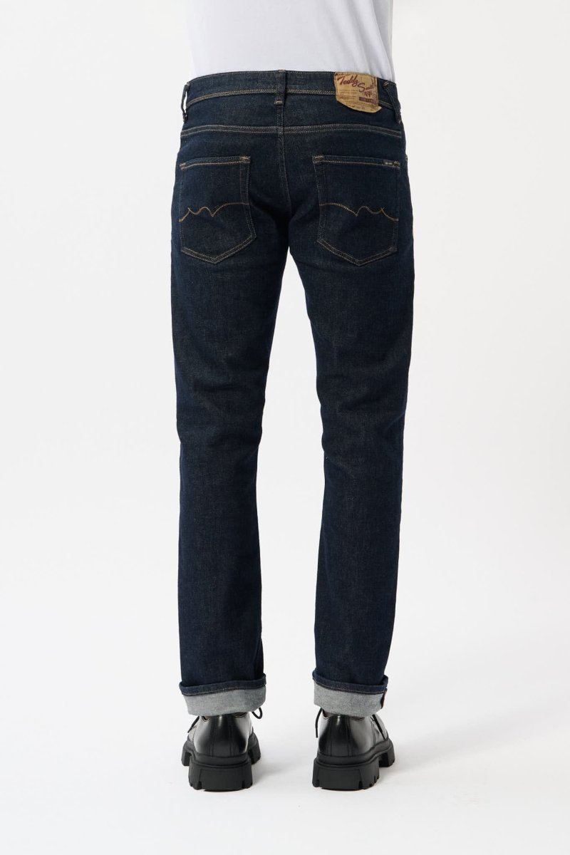 Jean coupe droite REG longueur 32 DARK BLUE - 28 - Teddy Smith