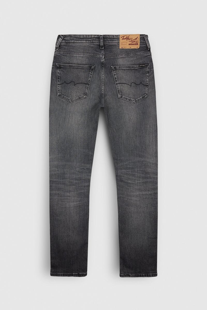 Jean coupe droite REG Longueur 32 GREY - 28 - Teddy Smith