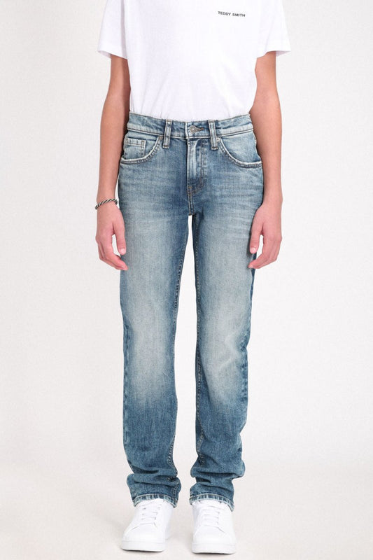 Achat Jean straight slim SLIM BOY Enfant INDIGO NEW - 8 - Teddy Smith