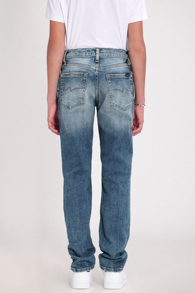 Jean straight slim SLIM BOY Enfant INDIGO NEW - 8 - Teddy Smith