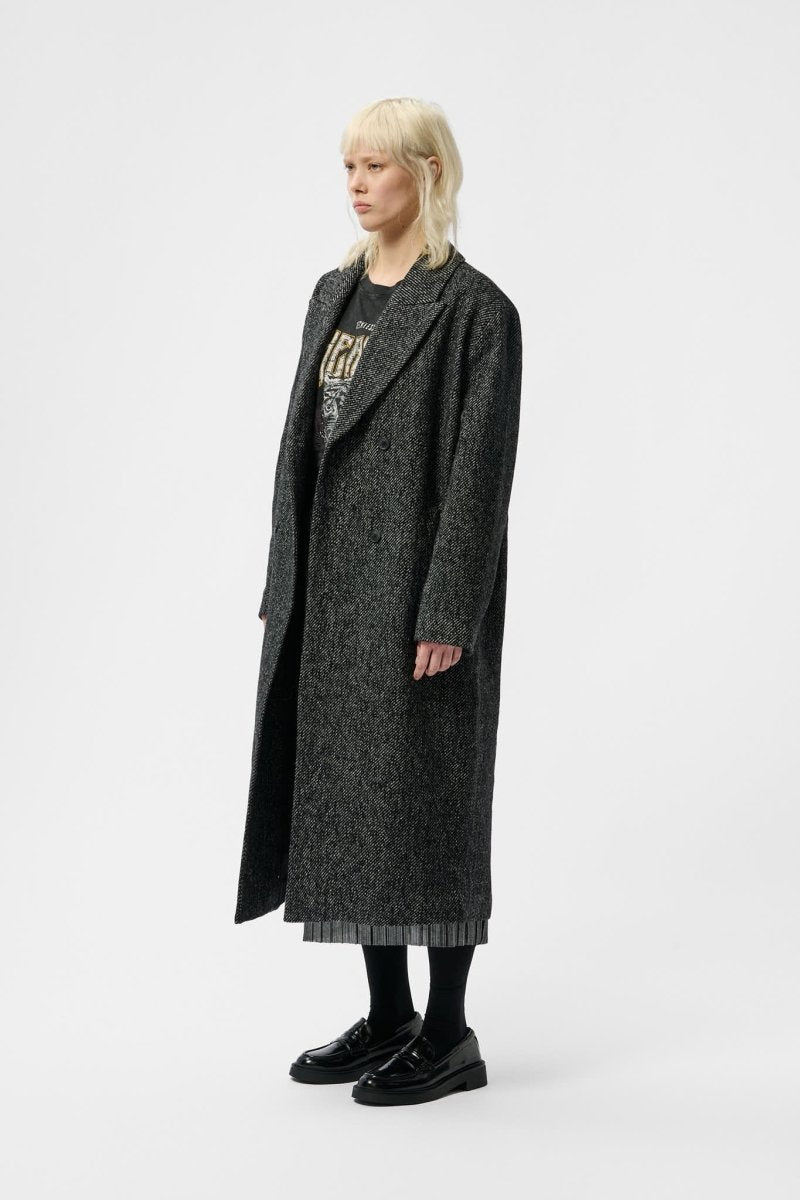 Manteau M - NORA MELANGE BLACK - XS - Teddy Smith