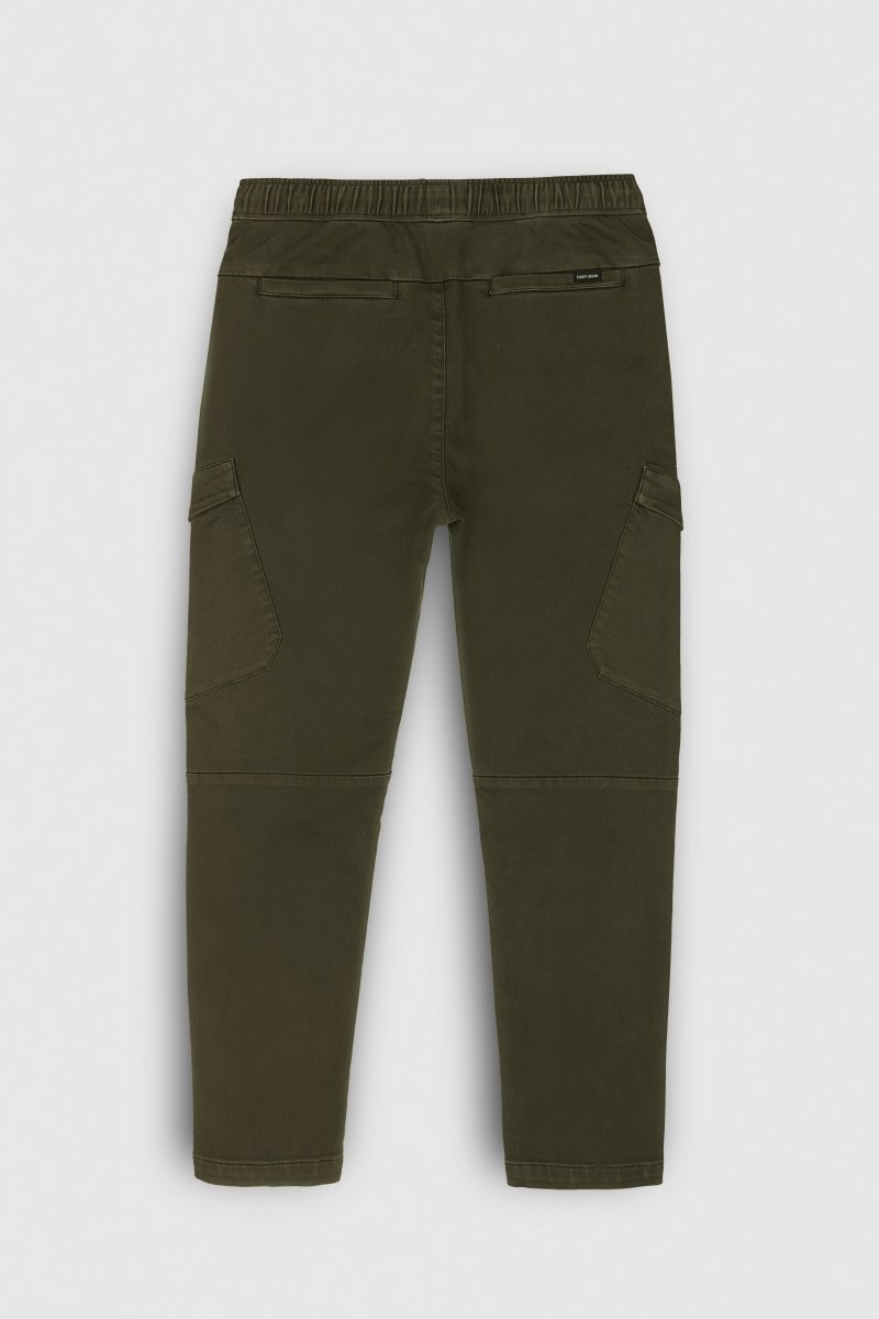 Pantalon P - PIKY CARGO RAVEN KAKI - XS - Teddy Smith