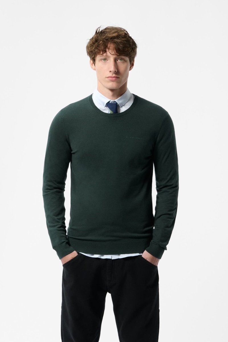 Pull col rond P - MARC VERT SCARABE - S - Teddy Smith