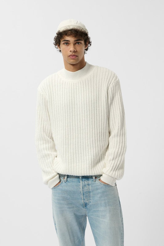 Achat Pull P - EDUARDO MIDDLE WHITE - S - Teddy Smith