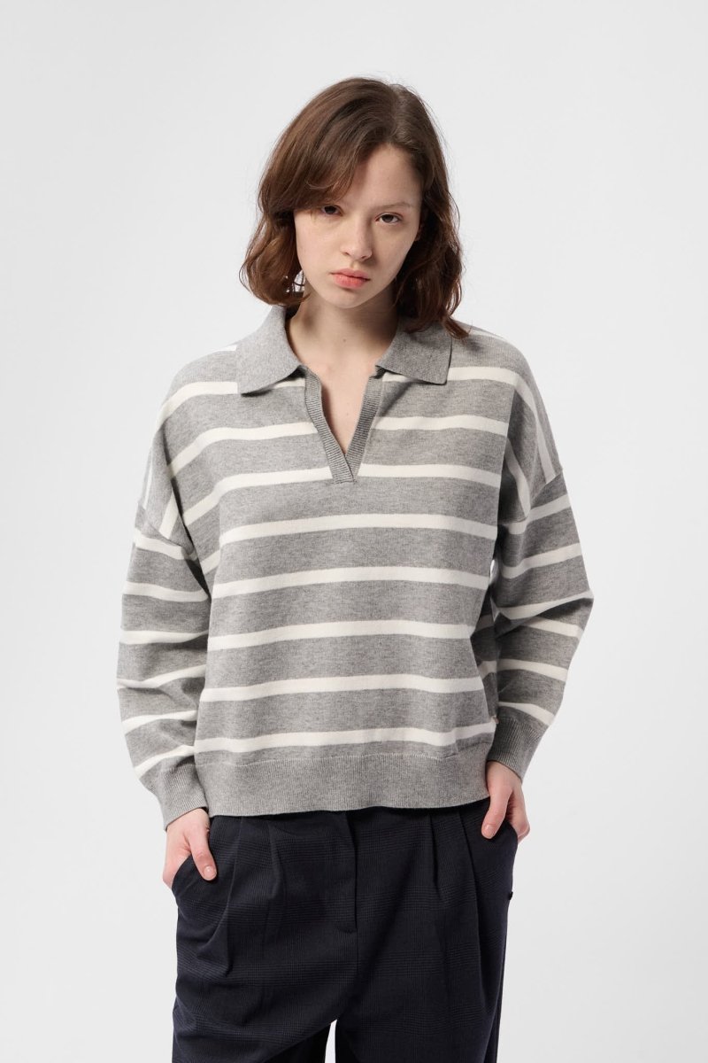 Pull P - MILEY GRIS CHINE - XS - Teddy Smith