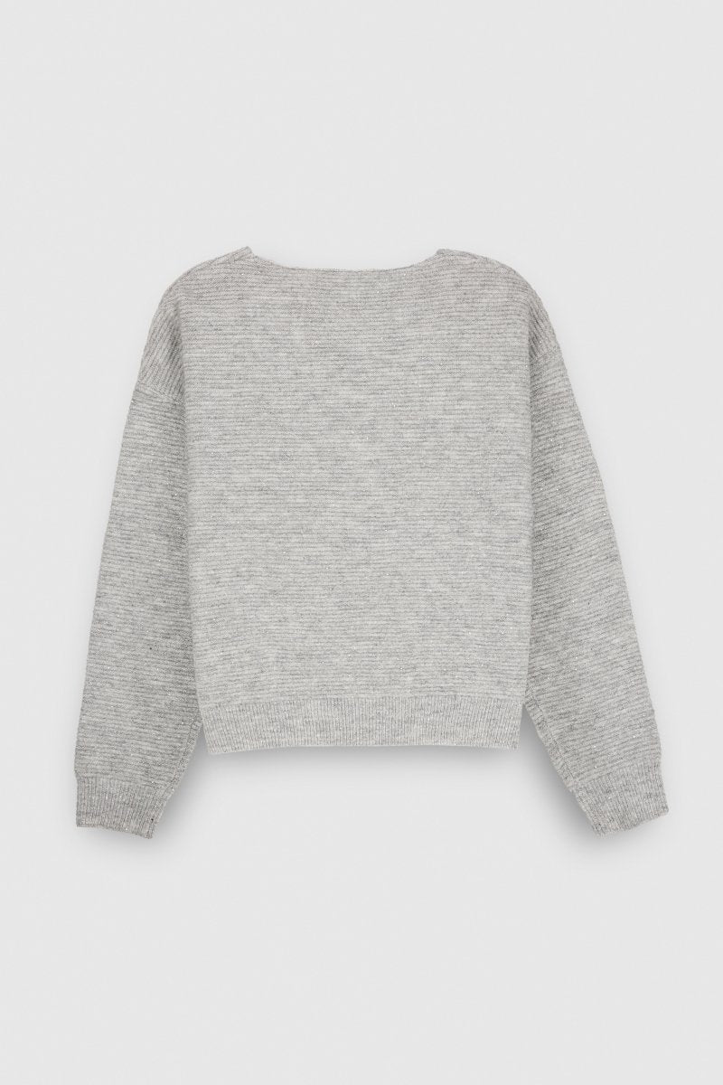 Pull P - RACHEL GRIS CHINE - XS - Teddy Smith