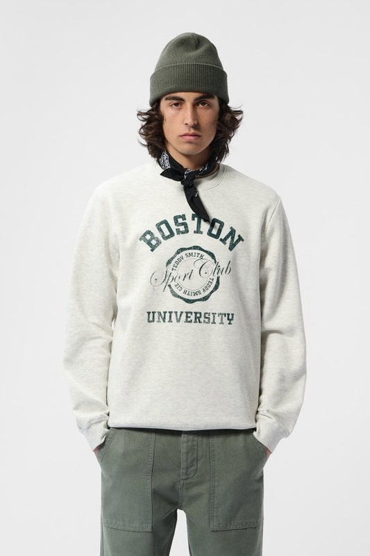 Achat Sweat S - BOSTON RC BLANC IVOIRE CHINE - S - Teddy Smith