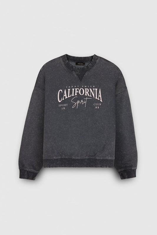 Achat Sweat S - CALI WASH NOIR - 10 - Teddy Smith