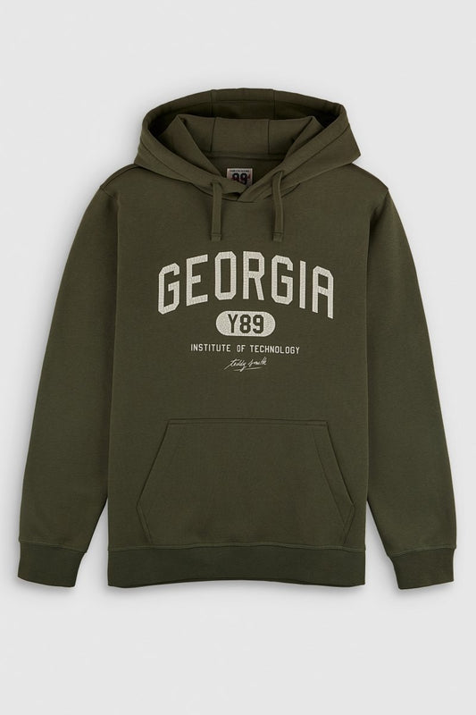 Achat Sweat S - GEORGIA HOODY MILITARY KAKI - S - Teddy Smith