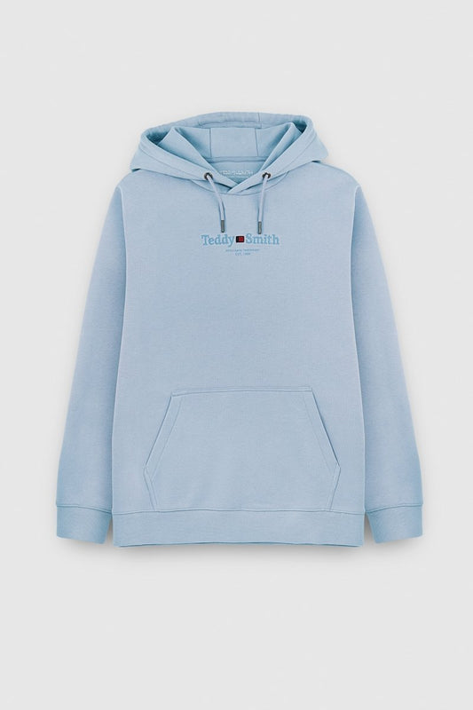 Achat Sweat S - JIM HOODY BLEU ECUME - S - Teddy Smith