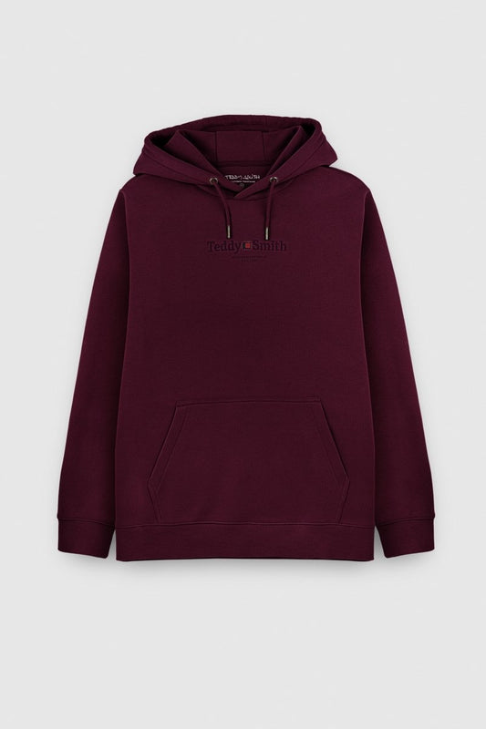 Achat Sweat S - JIM HOODY DARK WINE - S - Teddy Smith