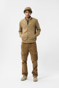 Sweat zippé col montant G - NARKUS ZIP MOKA BEIGE - S - Teddy Smith