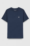 T-shirt col rond manches courtes THE TEE 1 TOTAL NAVY - S - Teddy Smith