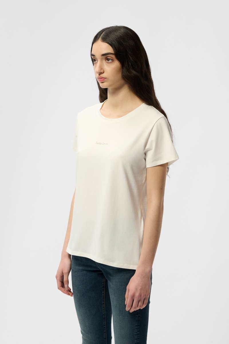 T-shirt col rond T - RIBELLE MIDDLE WHITE - XS - Teddy Smith