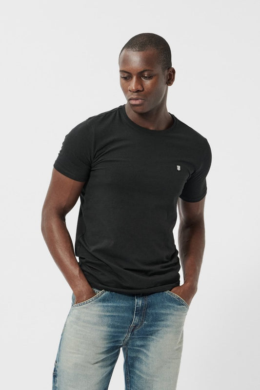 Achat T-shirt col rond T - TAHO CHARBON - S - Teddy Smith