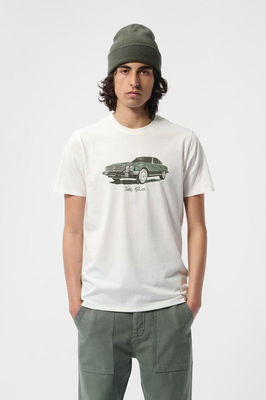 Achat T-shirt T - CARS MC MIDDLE WHITE 1 - S - Teddy Smith