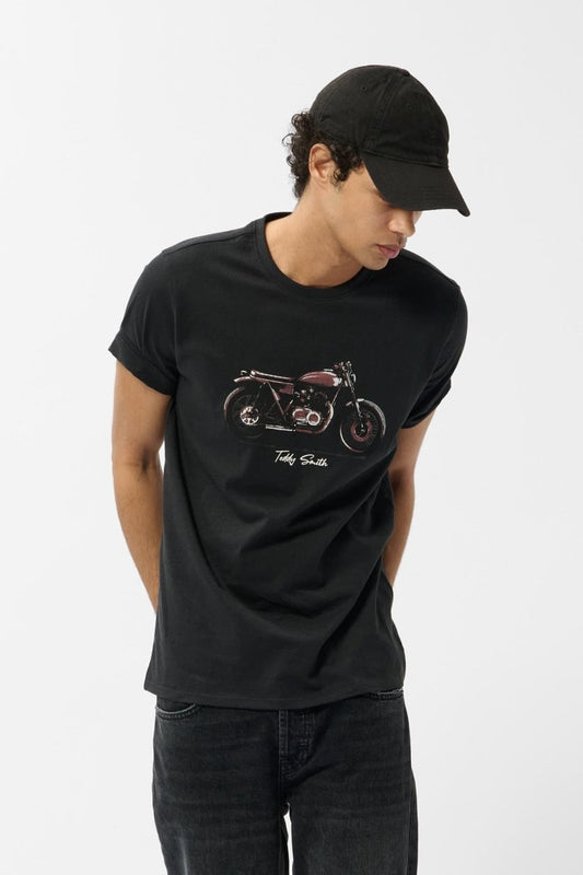 Achat T-shirt T - CARSER MC CHARBON - S - Teddy Smith