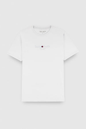 T-shirt T - JIM MC MIDDLE WHITE - S - Teddy Smith