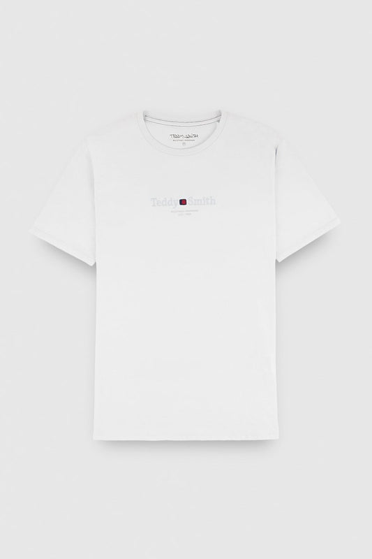 Achat T-shirt T - JIM MC MIDDLE WHITE - S - Teddy Smith