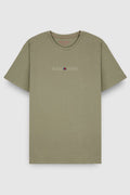 T-shirt T - JIM MC MILITARY KAKI - S - Teddy Smith