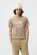 T-shirt T - TINSLEY MC MOKA BEIGE CHINE - S - Teddy Smith