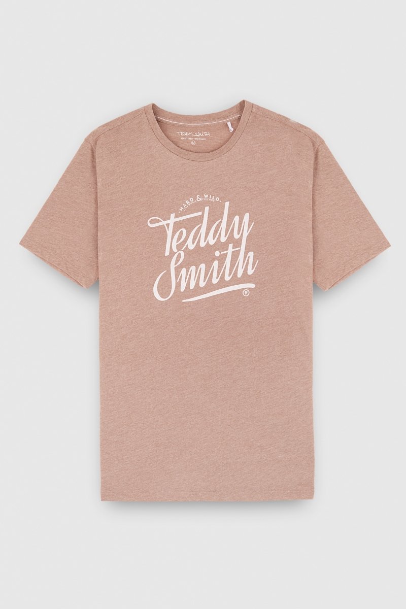 T-shirt T - TINSLEY MC MOKA BEIGE CHINE - S - Teddy Smith